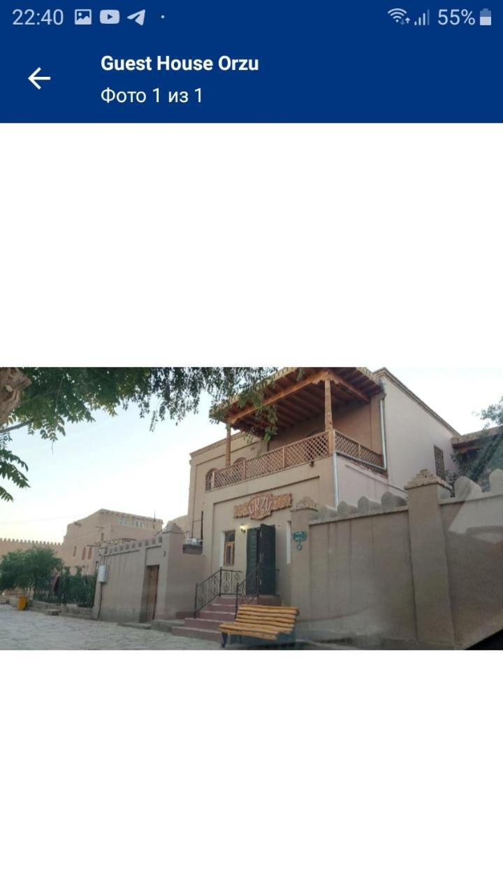 Guest House Orzu Khiva ภายนอก รูปภาพ